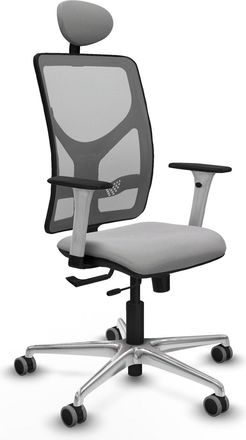 Piqueras y Crespo Silla De Oficina Piqueras Y Crespo Motilla Gris Claro Malla