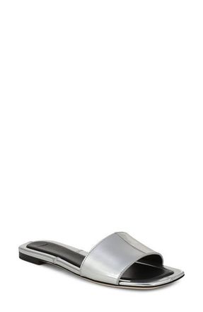 Vince Valeria Slide Sandal in Silver at Nordstrom, Size 5.5
