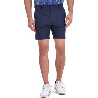 Robert Graham Aster Performance Golf Shorts in Navy at Nordstrom, Size 34 X 32