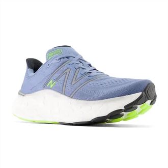 New Balance Womens Fresh Foam X More V4 Shoes In Blue Grey