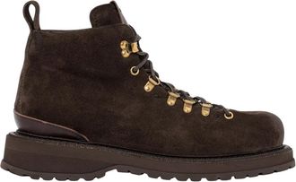Buttero Alpi Veterlaarsjes - Heren - Veterlaarzen - Bruin - 45 EU - Leer - Schoenen