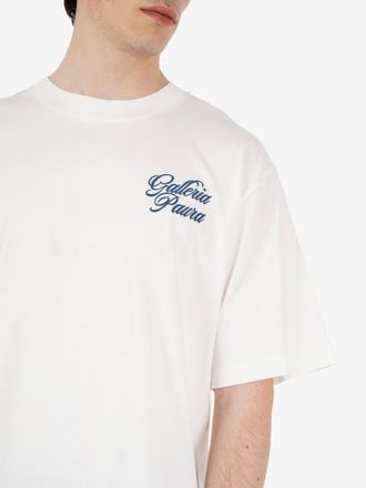 Danilo Paura Cleo Galleria Paura corsivo t-shirt off white