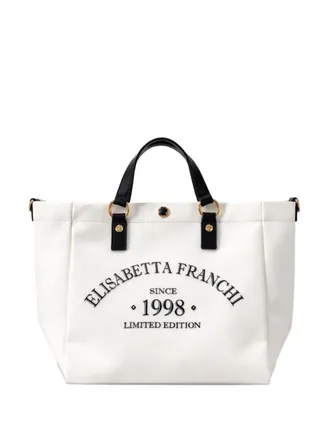 Elisabetta Franchi Baumwoll-Einkaufstasche