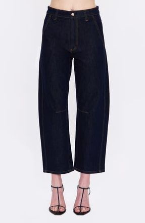Pistola Denim Beau High Waist Ankle Barrel Jeans in Nightfall at Nordstrom Rack, Size 27