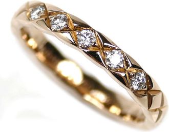 Chanel pink gold (18K) Band Ring (Pre-Owned)