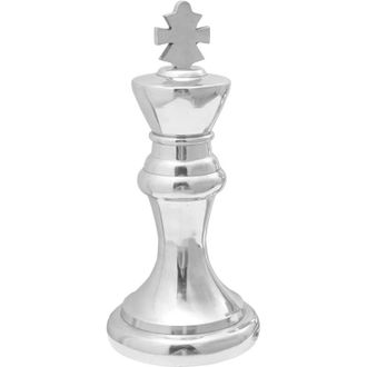 vidaXL Sculture 2 pcs Argento Alluminio - Vidaxl