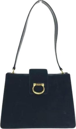 Celine Pre-owned Leather celine-bags - Dames - Vintage Schoudertas - Zwart - ONE Size - Vintage