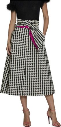 Moskada Falda Clepios - Dames - Midirokken - Veelkleurig - 3XL - Rokken