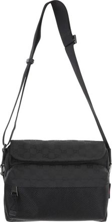 Gucci GG Schoudertas Medium - Heren - Schoudertassen - Zwart - ONE Size - Polyester - Tassen