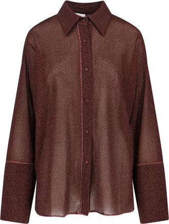 Os&eacute;ree Lumi&egrave;re Oseree Shirt - Brown
