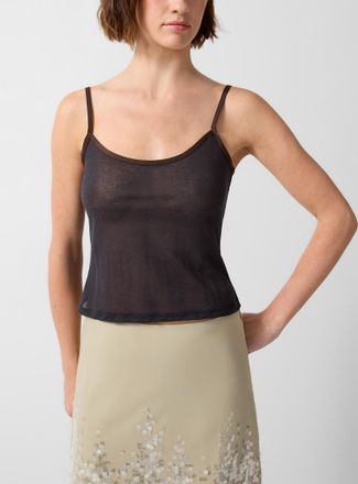 Paloma Wool Womens Nasem sheer piped Cami Top