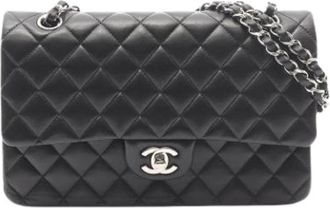 Chanel Pre-owned Vintage Schoudertas - Dames - Vintage Schoudertas - Zwart - ONE Size - Leer - Vintage