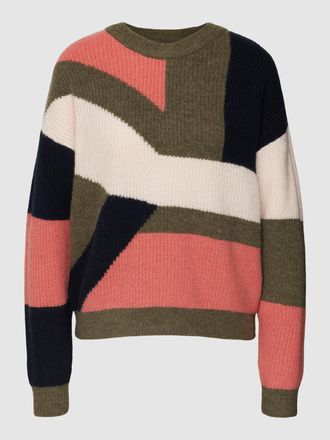 N&uuml;mph Strickpullover im Colour-Blocking-Design Modell NUNINA