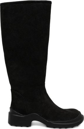 Jeffrey Campbell Stivali al ginocchio con zip - Marrone