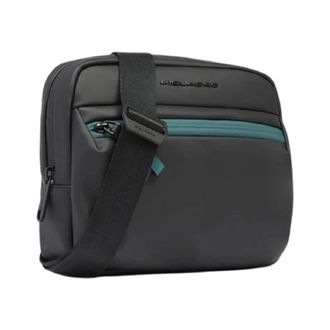 Piquadro Laptop Bags & Cases, unisex, Black, ONE SIZE, Corner 2.0 Crossbody Bag