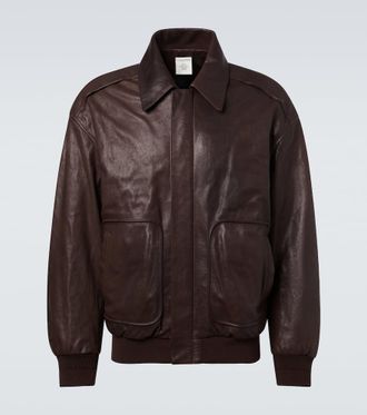 Calvin Klein Johnson leather blouson