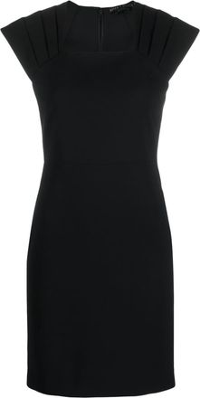 Alice & Olivia square-neck mini dress - women - Polyester/Spandex/Elastane/Polyester/Spandex/Elastane - 10 - Black