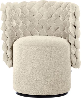 CALIA ITALIA Sessel »GIUGGIOLA Extravaganter Designsessel« Drehsessel, wahlweise mit Drehfunktion, ästhetisches Design