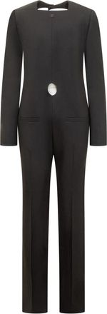 Courr&egrave;ges Open Rug Holistische Jurk - Dames - Jumpsuits - Zwart - XS - Jumpsuits & Playsuits
