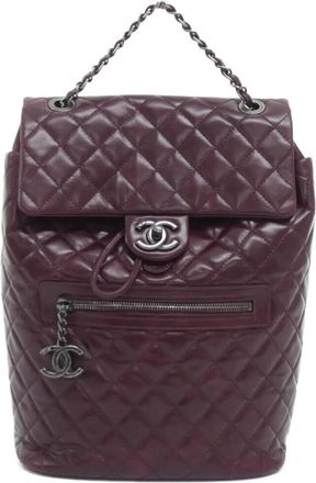 Chanel Leather Backpack (Pre-Owned)