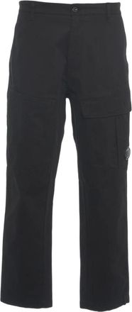 C.P. Company C.p. Company, Heren, Broeken, Zwart, Maat: S Wol