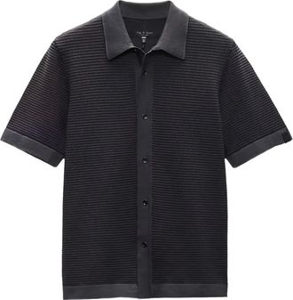 Rag & Bone Camicia con maniche corte - Nero