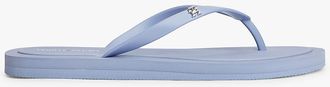Tommy Hilfiger Womens Monogram Hardware Flip Flop - Blue - US 7 / EU 37.5