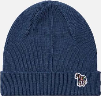 Paul Smith Mens Paul Smith Beanie Hat Greyish Blue - Navy - Size: 1 size