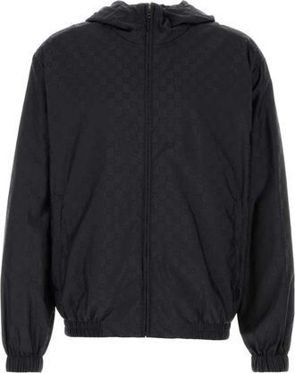 Gucci Dark Blue Zip-Up Jacket