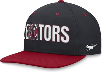 Nike Washington Senators Pro Cooperstown Nike Mens MLB Adjustable Hat in Blue | NK4419N41A-38W