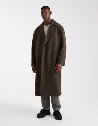 Asos Cappotto con tasche applicate verde