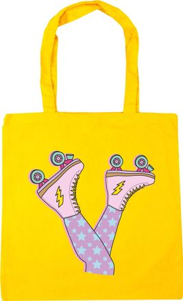 HippoWarehouse Roller skate upside down Tote Shopping Gym Beach Bag 42cm x38cm, 10 litres