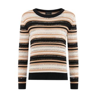 Nenette Ronde hals knitwear - Dames - Ronde hals truien - Veelkleurig - L - Katoen - Truien & Vesten