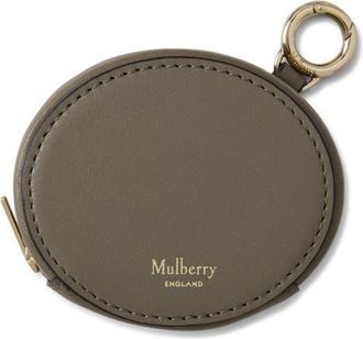 Mulberry Zipped Case Keyring in Linen Green at Nordstrom