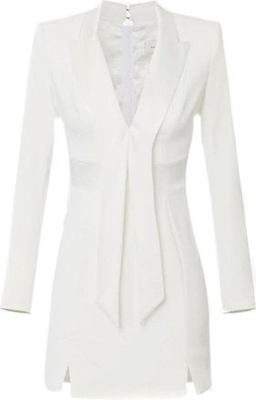 Elisabetta Franchi Mini Dress With Tailored Silhouette