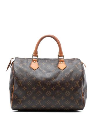 Louis Vuitton 2007 Monogram Speedy 30 boston bag - unisex - Fabric/Leather - One Size - Brown