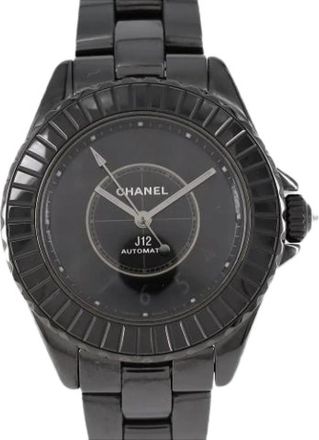Chanel Pre-owned Vintage Keramisch Polshorloge - Dames - Vintage Horloges - Zwart - ONE Size - Vintage