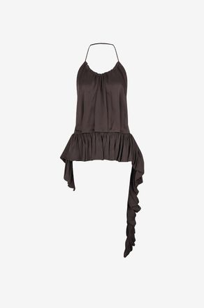 Liberowe Top mit freiem R&uuml;cken aus Satin Tamara