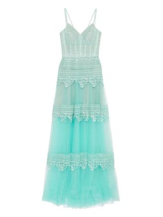 Saiid Kobeisy Lace Long Dress