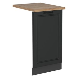 Vicco Panel Frontal Del Lavavajillas R-line, Antracita Casa De Campo, 45 Cm, Et Roble Vicco