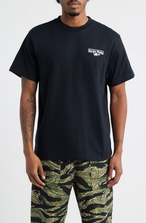 Service Works Trademark Organic Cotton Graphic T-Shirt in Black at Nordstrom, Size Small