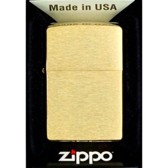 OEM Encendedor Zippo De Lat&oacute;n Cepillado 60001165