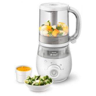 Philips Robot Cuiseur-mixeur 4 En 1 Pour B&eacute;b&eacute; - Philips Avent - Cuit A La Vapeur - Mixe - R&eacute;chauffe - D&eacute;congele