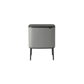 Brabantia Afvalemmer Bo Touchbin Mineral Concrete Grey, 3 X 11 L