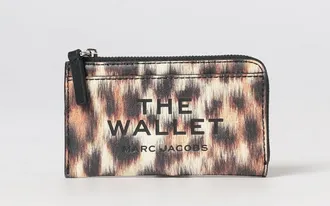 Marc Jacobs Portafoglio The Wallet in pelle di vitello con stampa animalier