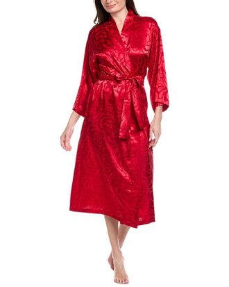 Natori Scroll Satin Jacquard Robe