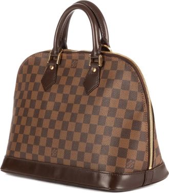Louis Vuitton Borsa a mano Damier Ebene - Marrone