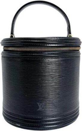 Louis Vuitton Pre-owned Bucket Bag - Dames - Vintage Tas - Zwart - ONE Size - Leer - Vintage