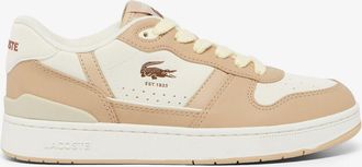 Lacoste Womens Lacoste T-Clip Set Trainers in Brown