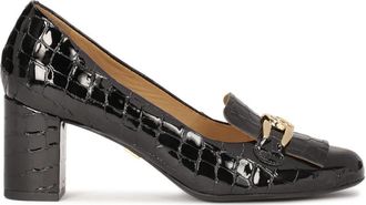 Kazar Gestempelde lakleren pumps. Dit product valt groot uit. - Dames - Pumps - Zwart - 35 1/2 EU - Leer - Schoenen